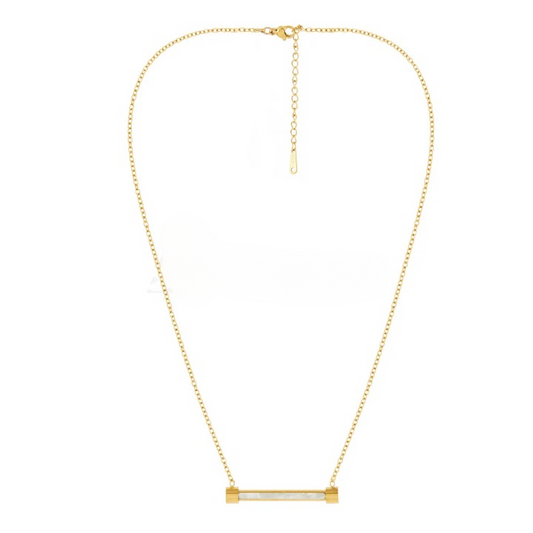 Shell Bar Pendant Necklace