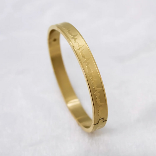 Heartbeat Lifeline Men's Bracelet