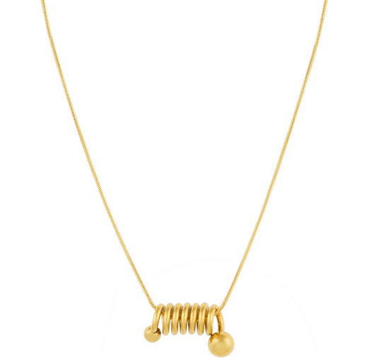 Golden Springs Pendant Necklace
