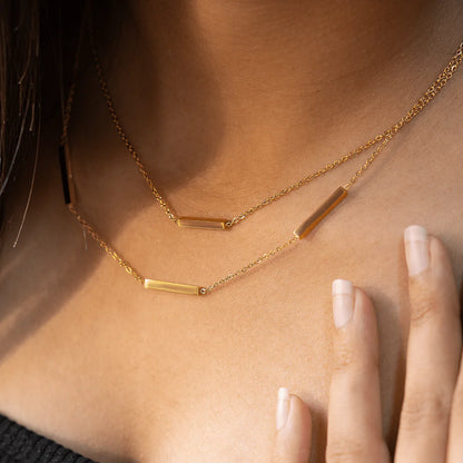 Stainless Steel Bar Necklace