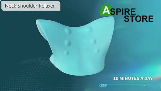 Expertomind Neck Relaxer Expertomind Neck Relaxer | Cervical Pillow | Neck & Shoulder Support for Pain Relief | Chiropractic Acupressure Massage | Durable and Soft | Portable & Easy to Carry - Blue Color Massager (Blue)